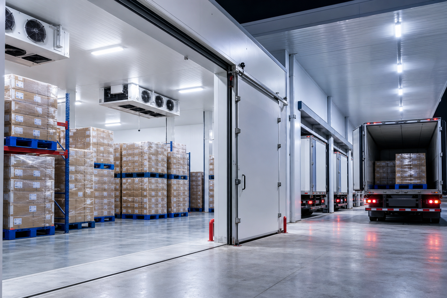 Cold-chain storage and refrigerated delivery operation