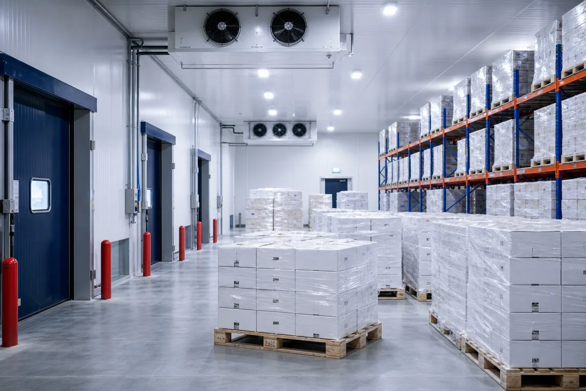 Cold-chain storage and refrigerated delivery operation
